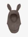 Huttelihut Balaclava Ears Wool Fleece Brown Melange