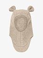 Huttelihut Balaclava Ears Wool Fleece Camel Melange