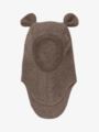 Huttelihut Balaclava Ears Wool Fleece Brown Melange