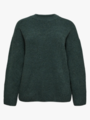 Vero Moda Curve Boom Long Sleeve O-Neck Pullover Balsam Green MELANGE