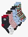 Vero Moda Girl Elf Socks Giftbox Xmas Girl Glacier Lake