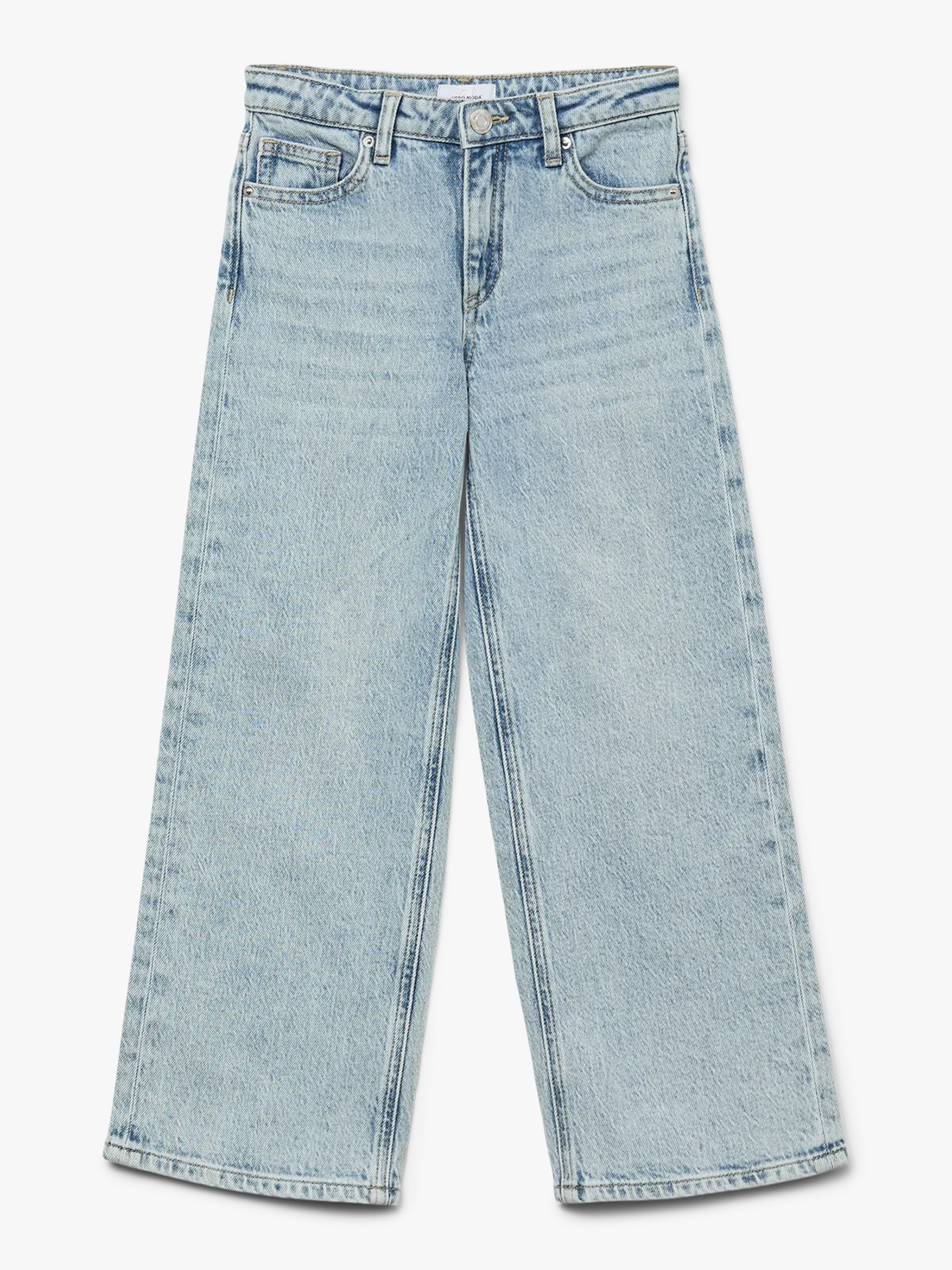 Vero Moda Girl Tessa Hr Wide Jeans Light Blue Denim