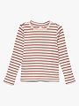 Vero Moda Girl Vilma Stripe Francis Long Sleeve Top Snow White