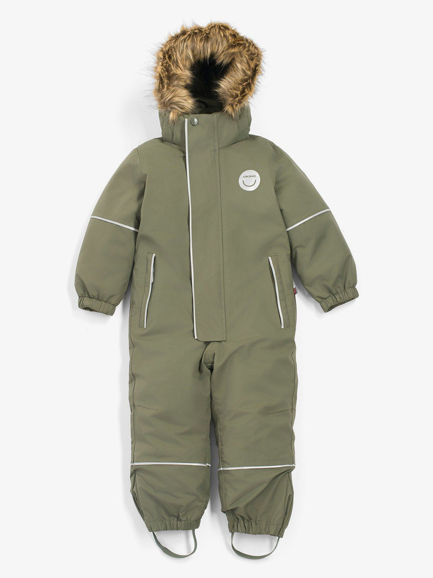 Viking Play Winter Playsuit Thermal Olive