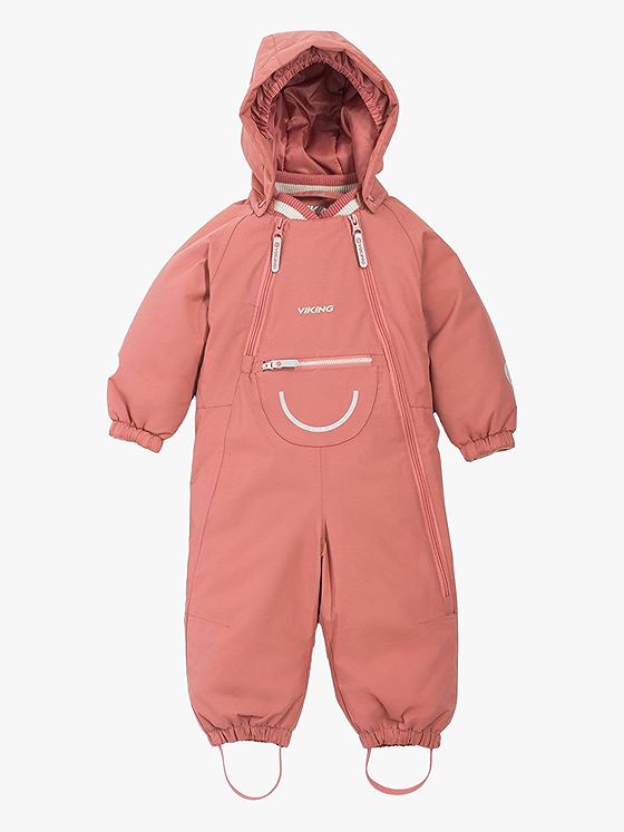 Viking Alv Winter Playsuit Pink