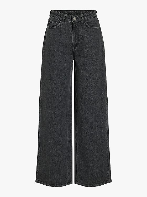 Vila Freya Jaf High Waist Jeans Grey Denim