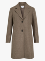 Vila Claudia Button Coat Falcon MELANGE