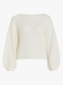 Vila Choca Long Sleeve Knit Pullover Cloud Dancer