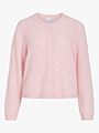 Vila Lory O-Neck Long Sleeve Knit Cardigan Cherry Blossom Melange