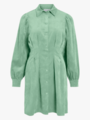 Vila Cordu Long Sleeve Shirt Dress Smoke Green