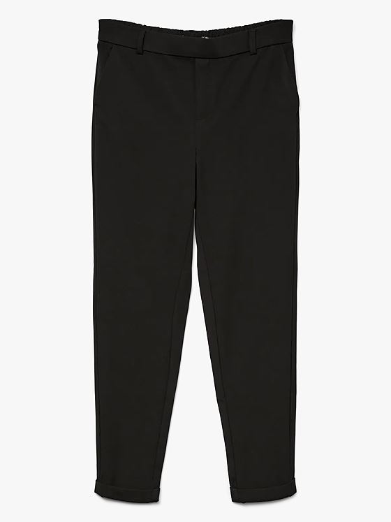 Vero Moda Maya Mid Waist Loose Solid Pant Black