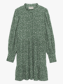 Vero Moda Aware Noelle Long Sleeve High Neck Short Dress Hedge Green