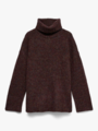 Vero Moda Ingrid Long Sleeve Roll Neck Pullover Winetasting