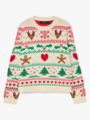 Vero Moda New Christmas Stuff Long Sleeve O-Neck XMAS Birch