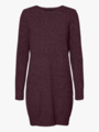 Vero Moda Maternity Doffy Long Sleeve O-Neck Dress Winetasting