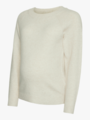 Vero Moda Maternity Doffy Long Sleeve O-Neck Blouse Birch