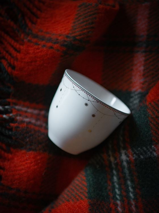 Wik - Walsøe Julemorgen Girlander kopp uten hank 20 cl, 2 pakk Flerfarget