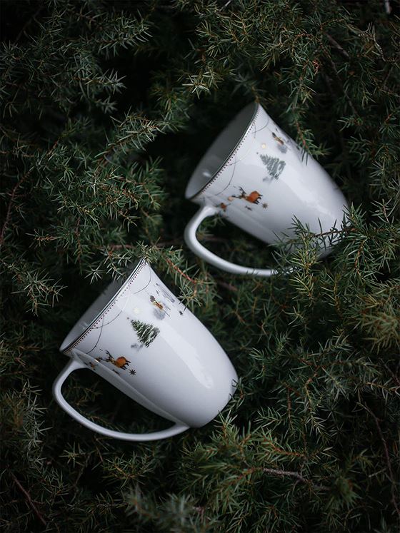 Wik - Walsøe Julemorgen Story krus 30 cl, 2 pakk Flerfarget