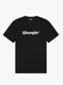 Wrangler Logo Tee Black