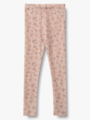 Wheat Wool Leggings Agi Lilac flowers