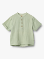 Wheat Shirt Short Sleeve Svend Soft Mint