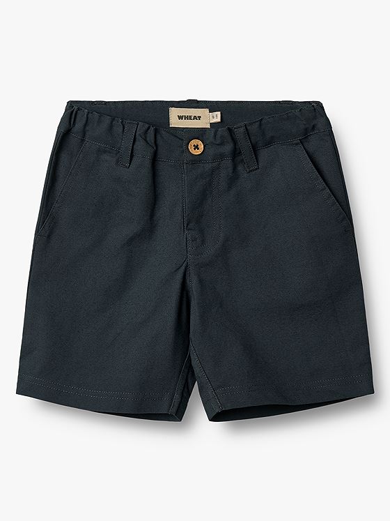 Wheat Chino Shorts Mogens Navy