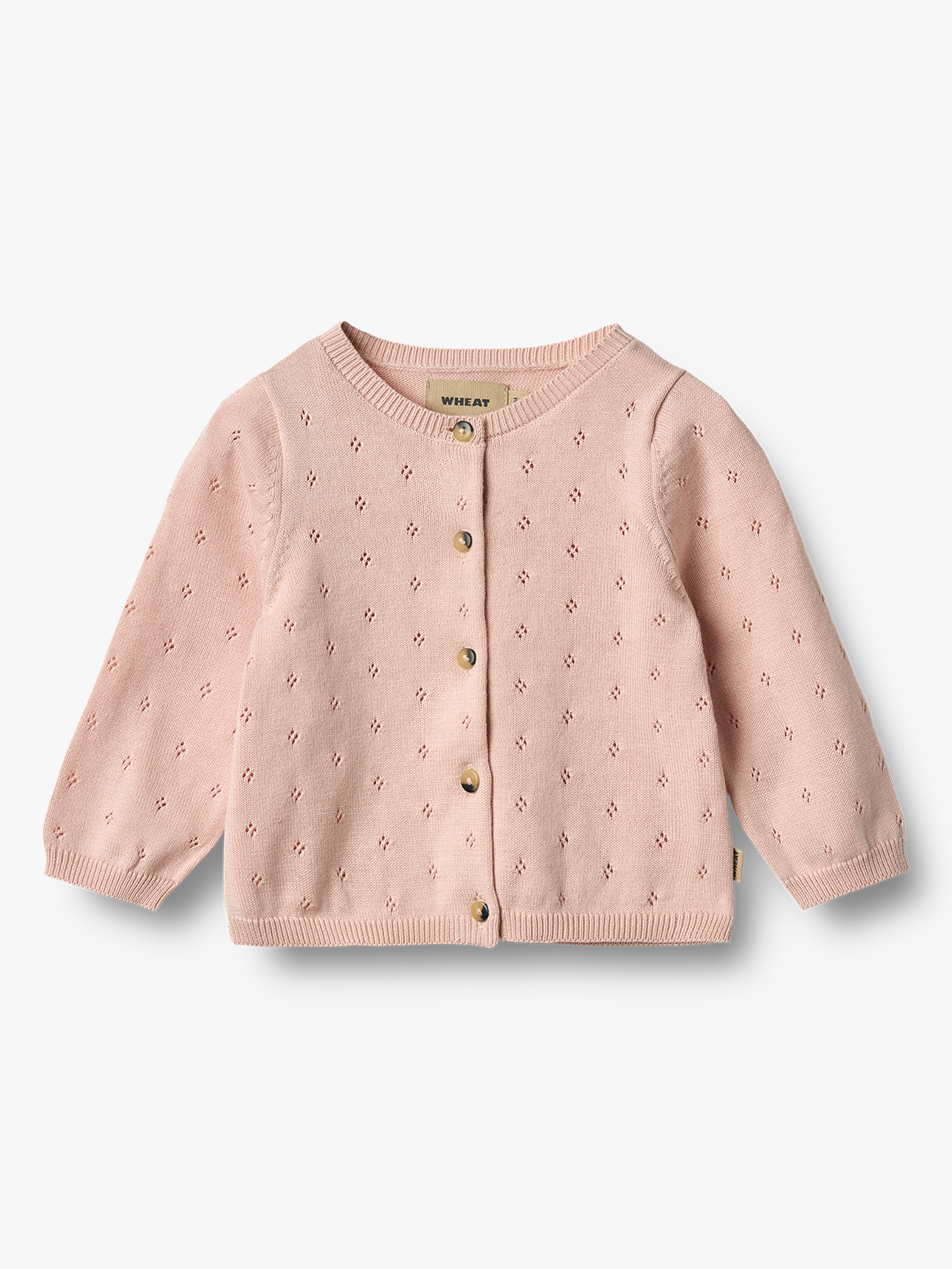 Wheat Knit Cardigan Maia Powder