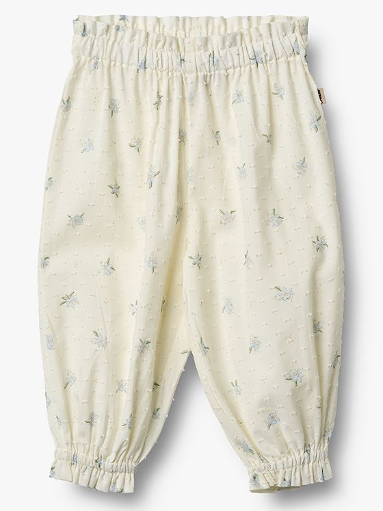 Wheat Trousers Polly Blue Flowers