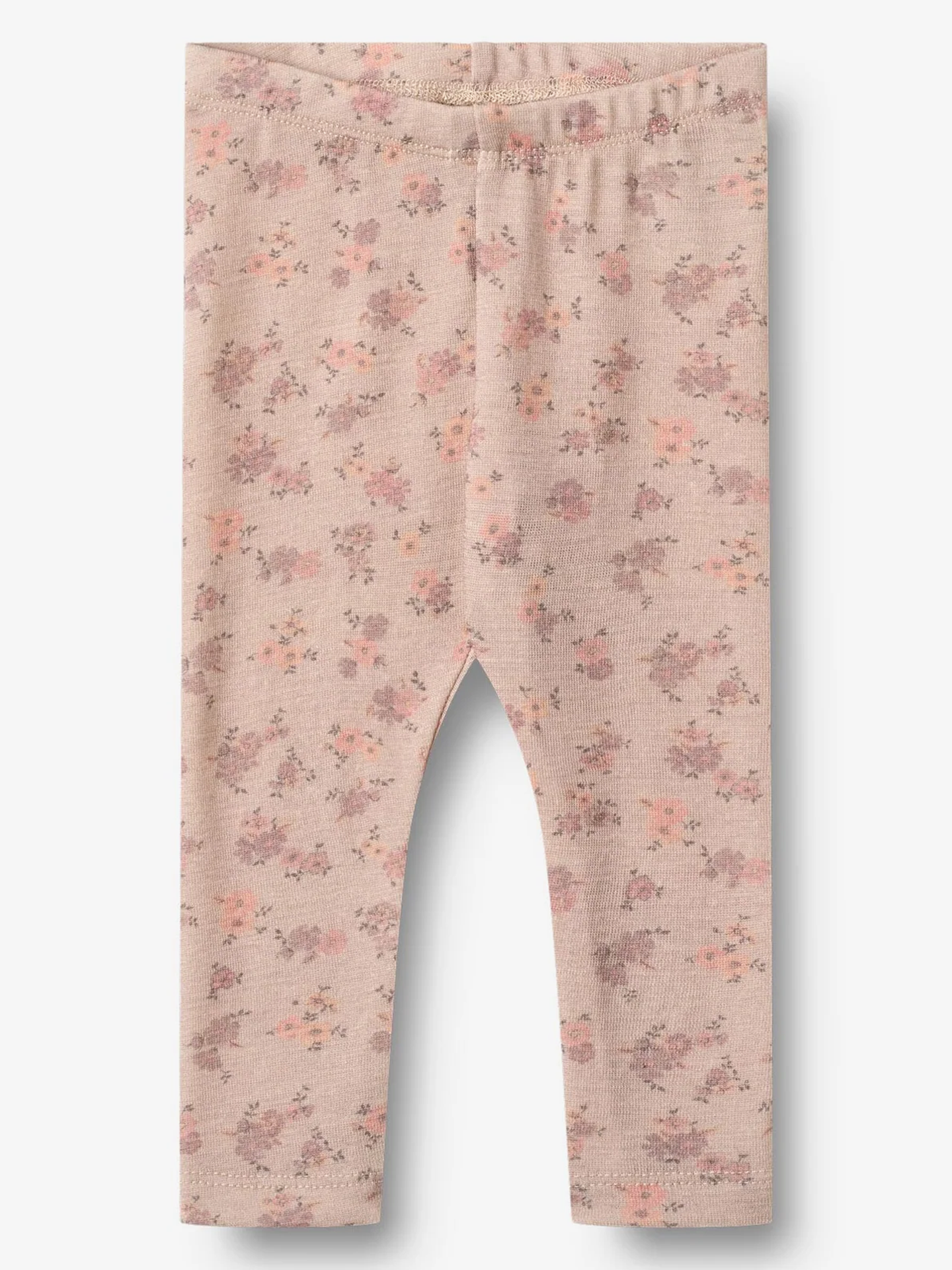 Wheat Wool Leggings Agi Lilac flowers