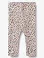 Wheat Wool Leggings Agi Blue flowers