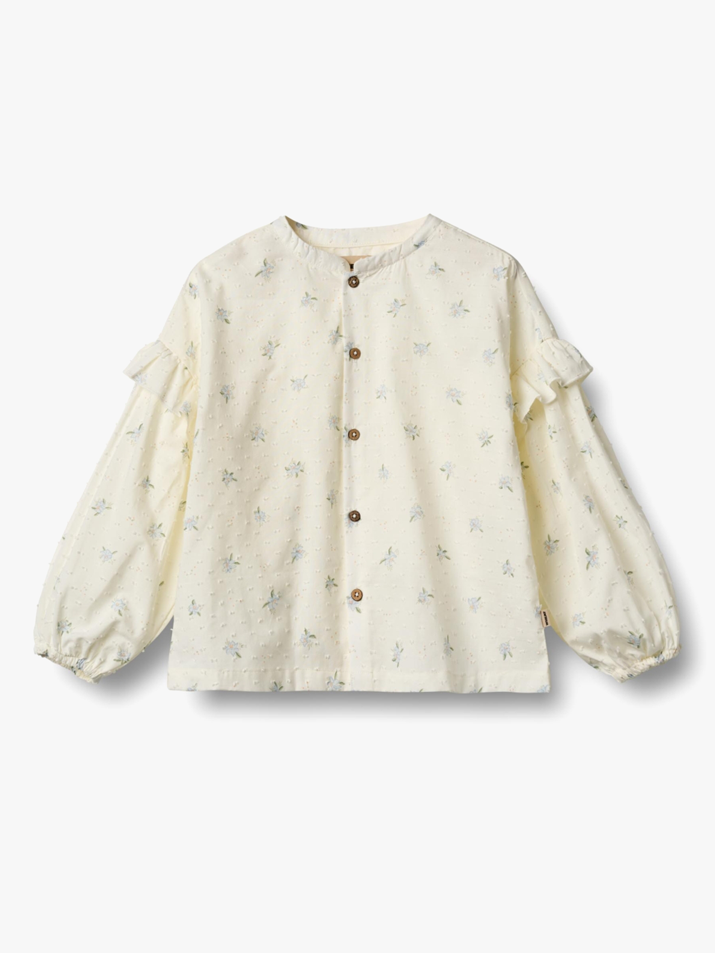 Wheat Shirt Gerda Blue Flowers