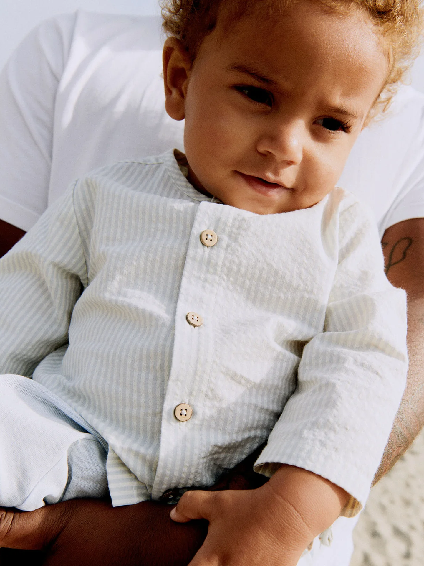 Wheat Shirt Shelby Summer Blue Stripe