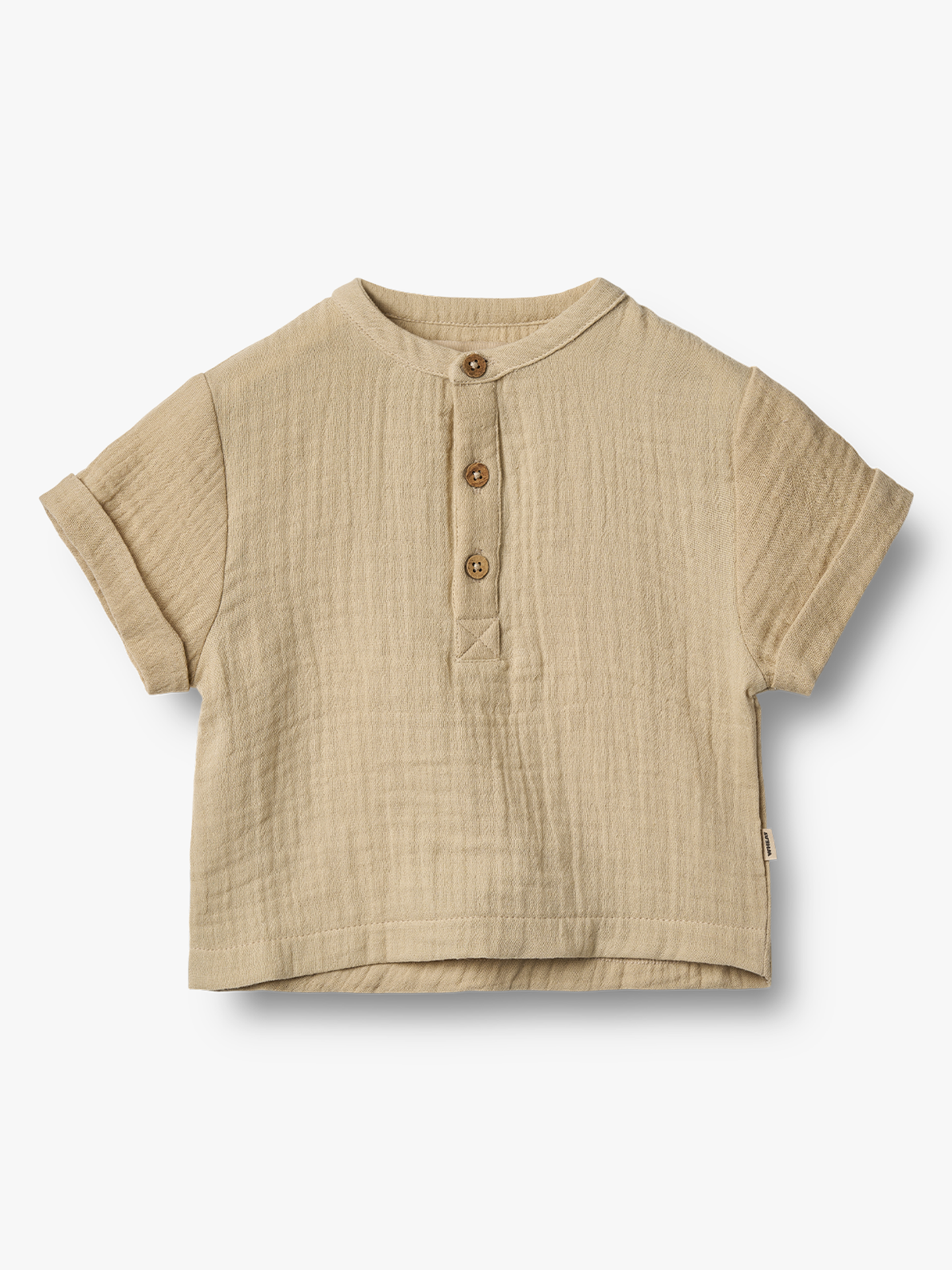 Wheat Shirt Short Sleeve Svend Soft Sand