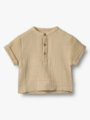 Wheat Shirt Short Sleeve Svend Soft Sand