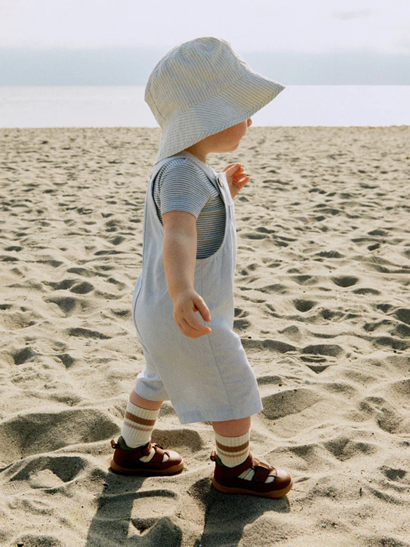 Wheat Overall Sigge Light Blue Chambray