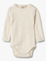 Wheat Wool Body Long Sleeve Lucca Eggshell Melange