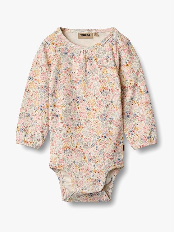 Wheat Body Long Sleeve Elmine Bright Flowers