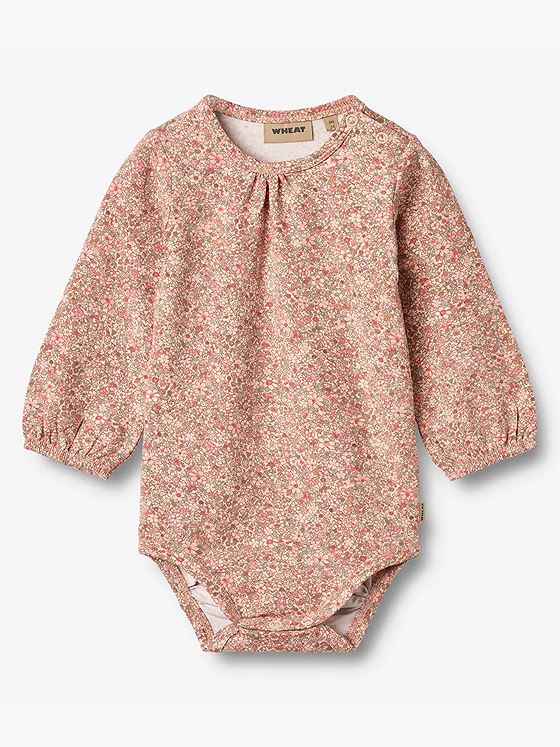 Wheat Body Long Sleeve Elmine Rose Dust Flower Meadow