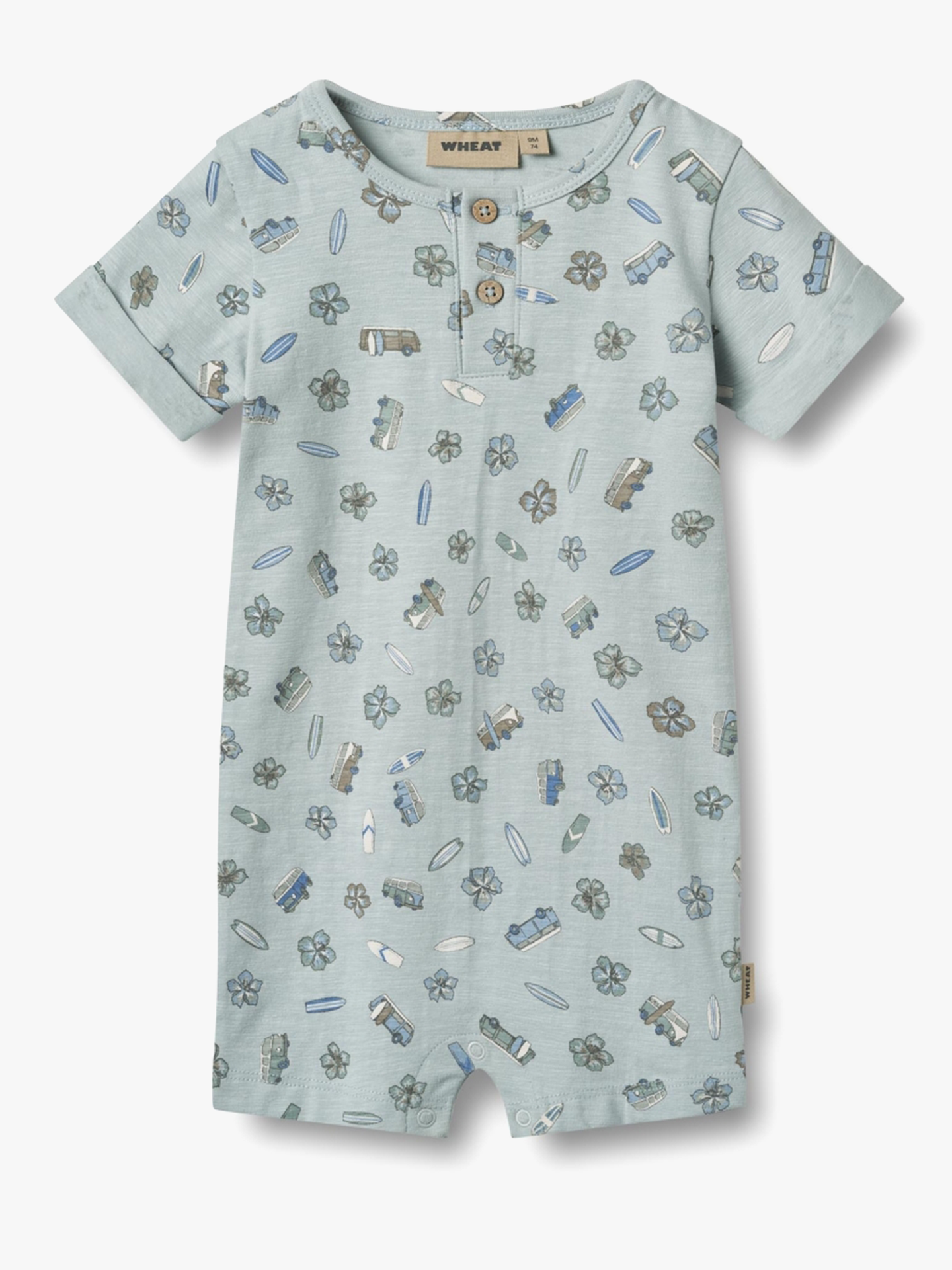Wheat Jumpsuit Short Sleeve Alfred Surf Friends