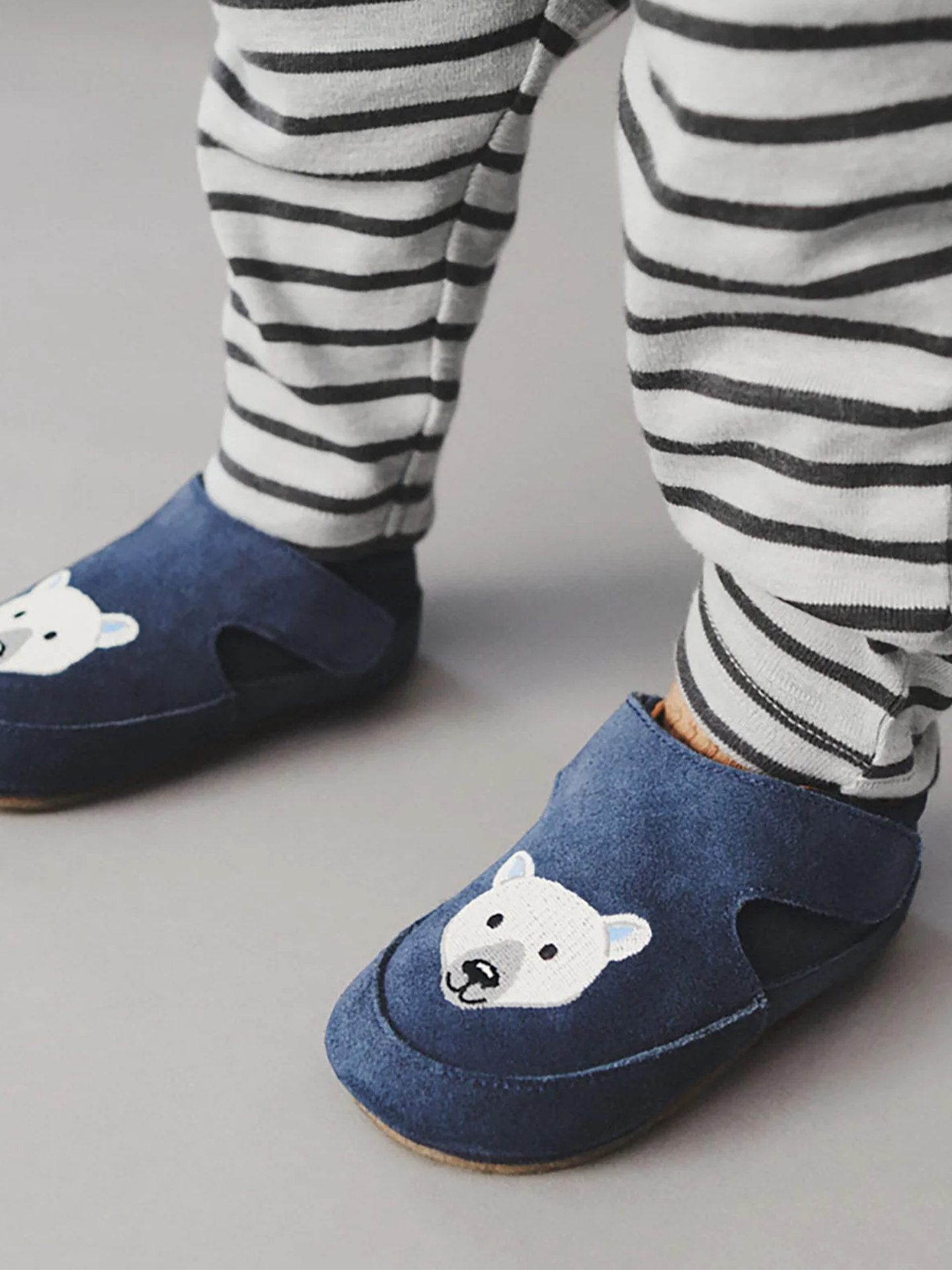 Wheat Pixi Indoor Shoe Dark Blue