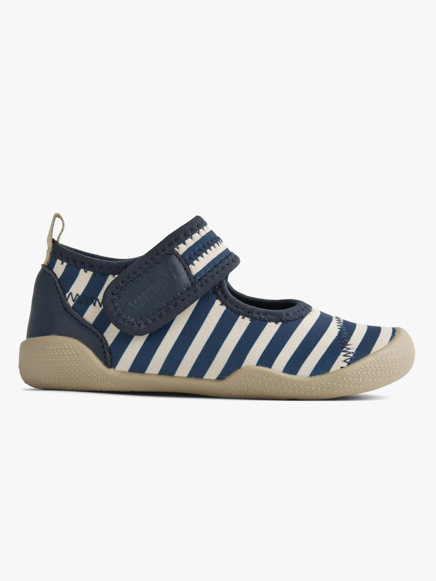 Wheat Beach Shoe Wavey Indigo Stripe