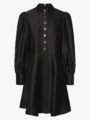 Y.A.S Ripple Long Sleeve Dress Black