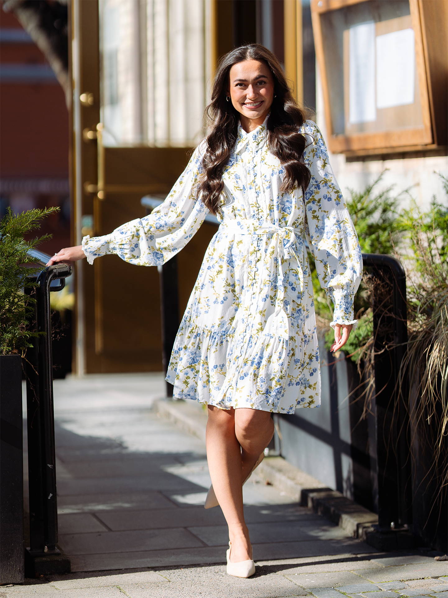Y.A.S Tilera Shirt Dress Star White Sumelli
