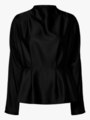 Y.A.S Yera Long Sleeve Top Black