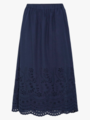 Y.A.S Luma High Waist Long Skirt Navy Blazer
